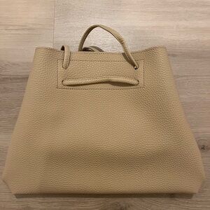 8 Other Reasons Vegan Leather Slouchy Bucket Bag - Tan